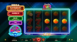 Starlite Fruits Mega Moolah demo play free 1