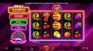 Starlite Fruits Mega Moolah demo play free 3