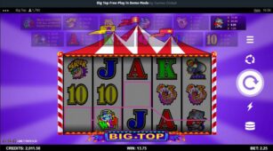 Big Top demo play free 0