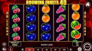 Booming Fruits 40 demo play free 0