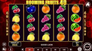 Booming Fruits 40 demo play free 1