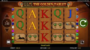 Eye Of Horus: The Golden Tablet demo play free 1