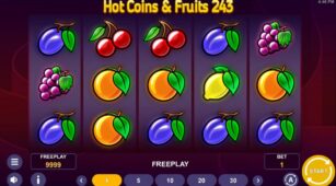 Hot Coins & Fruits 243 demo play free 0
