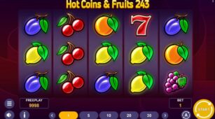 Hot Coins & Fruits 243 demo play free 1