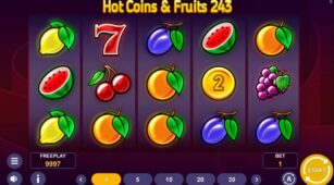 Hot Coins & Fruits 243 demo play free 2