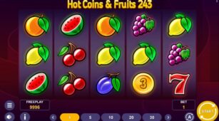 Hot Coins & Fruits 243 demo play free 3
