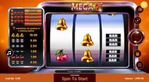 Mega 7 (Spadegaming) demo play free 0
