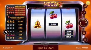 Mega 7 (Spadegaming) demo play free 3