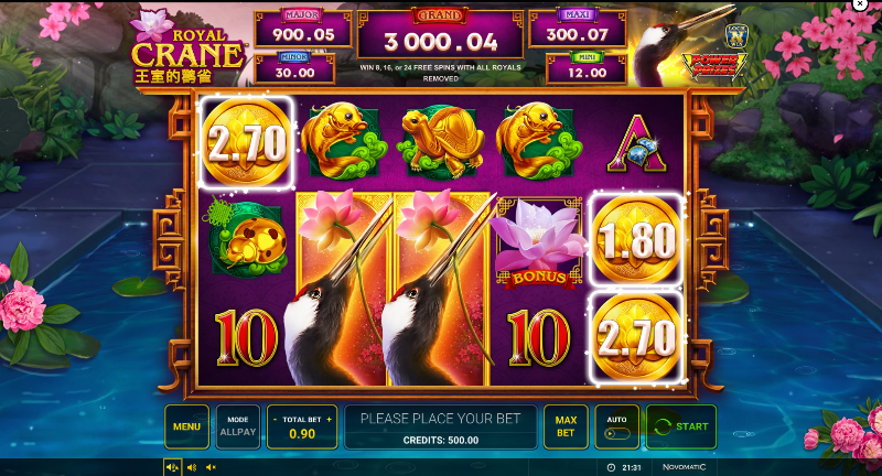 Power Prizes Royal Crane