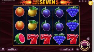 Shiny Fruity Seven 5 Lines demo play free 1