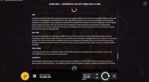 Supernova Galaxy Orbs demo play free 0