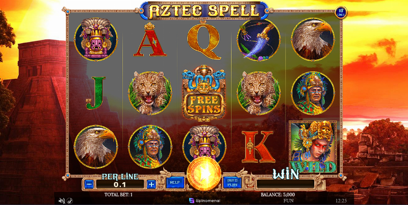 Aztec Spell 10 Lines