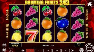 Booming Fruits 243 demo play free 0