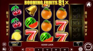 Booming Fruits 81X demo play free 3