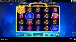 Kings Court Gem Splash demo play free 3