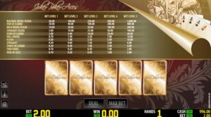 Joker Poker Aces Hd demo play free 0